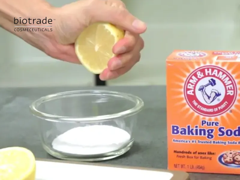 Trị hôi nách bằng cách kết hợp chanh và baking soda